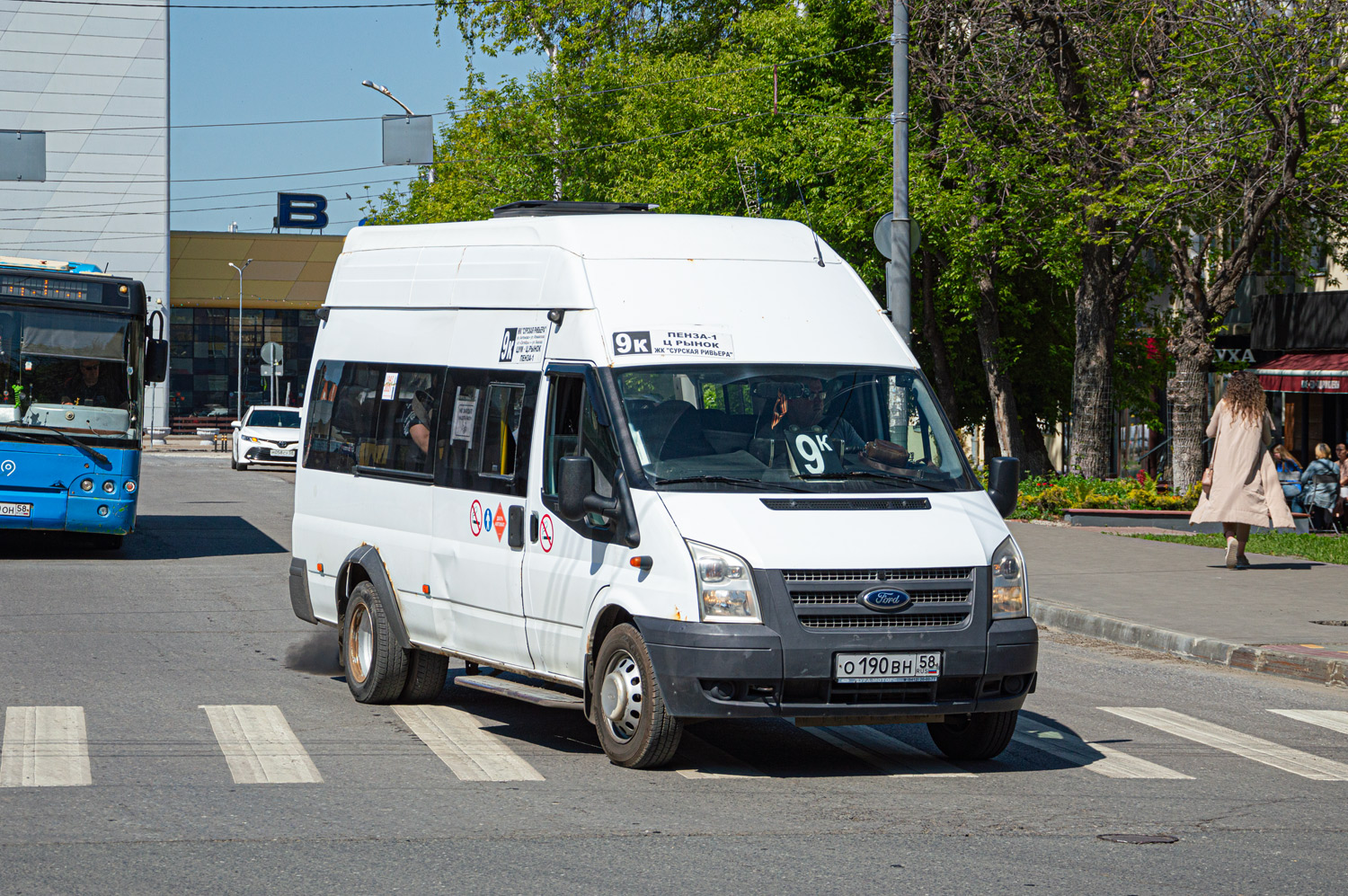 Пензенская область, Нижегородец-222709  (Ford Transit) № О 190 ВН 58