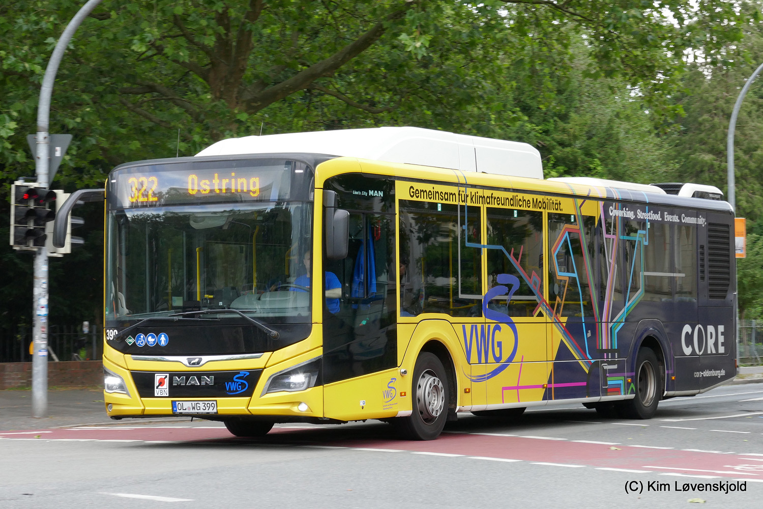 Нижняя Саксония, MAN 12C Lion's City 12 G NL280 EfficientHybrid № 399