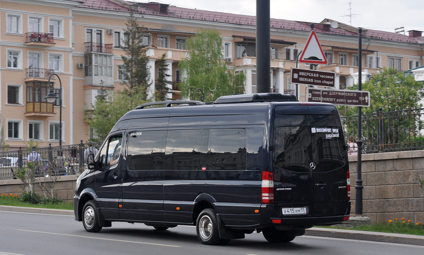 Омская область, Луидор-223602 (MB Sprinter) № Х 415 ХМ 55