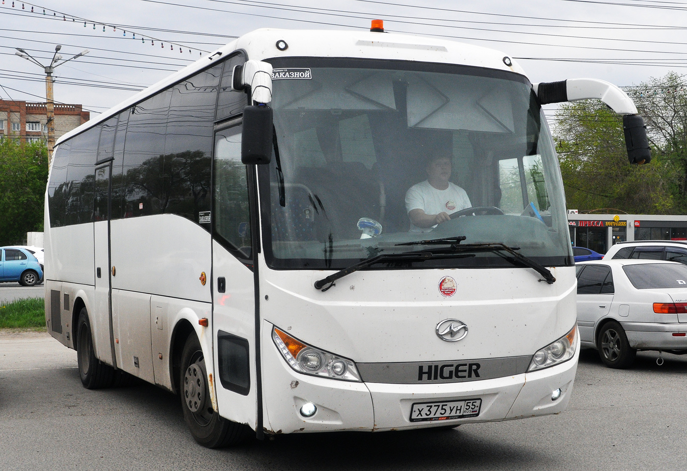 Омская область, Higer KLQ6928Q № Х 375 УН 55