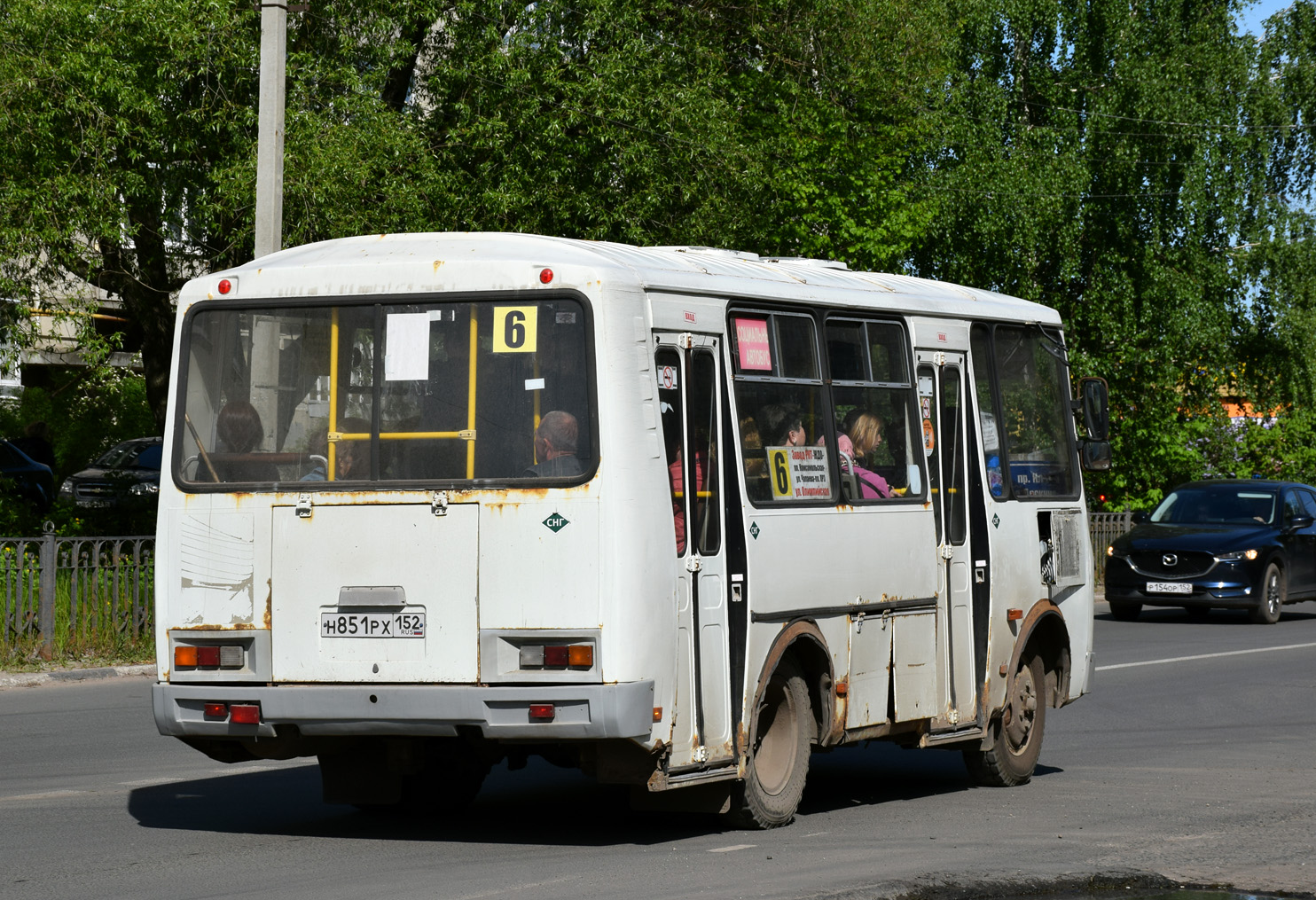 Нижегородская область, ПАЗ-32054 № Н 851 РХ 152