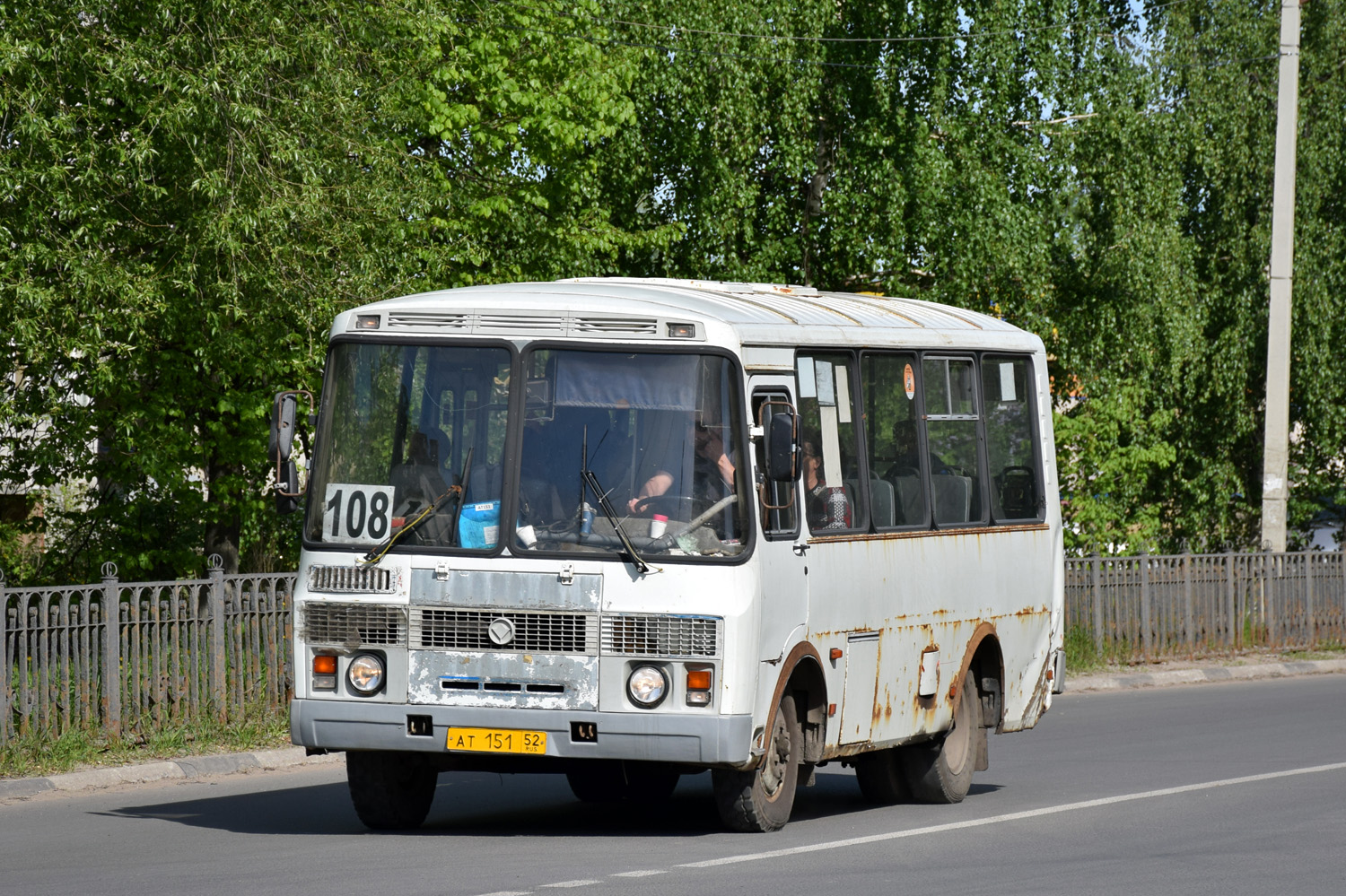 Нижегородская область, ПАЗ-32054-07 № АТ 151 52