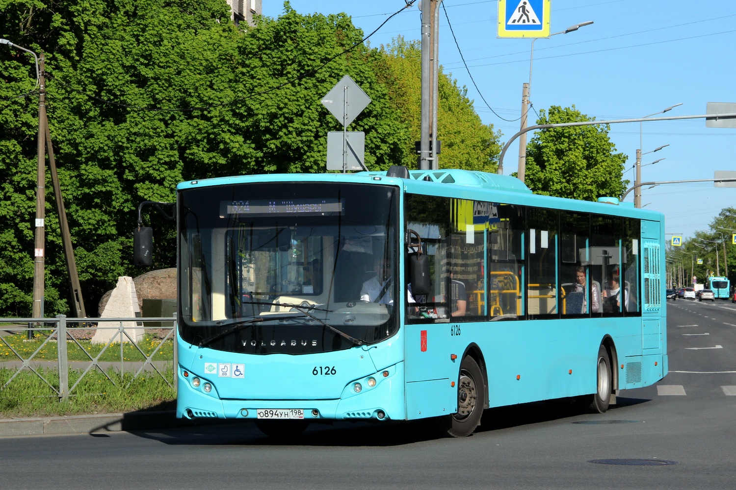 Szentpétervár, Volgabus-5270.G2 (LNG) sz.: 6126