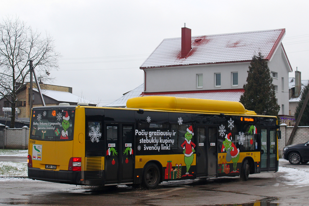 Литва, MAN A21 Lion's City NL243 CNG № 1160