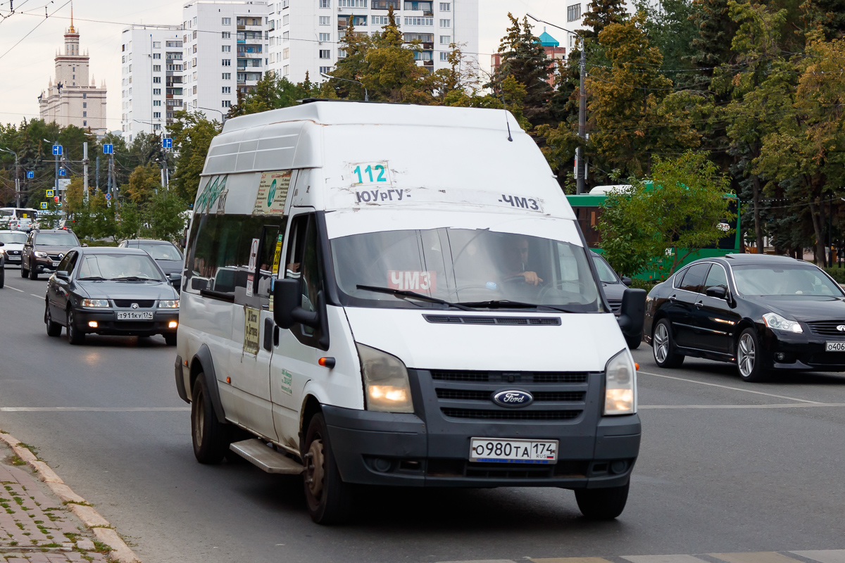 Челябинская область, Нижегородец-222709  (Ford Transit) № О 980 ТА 174