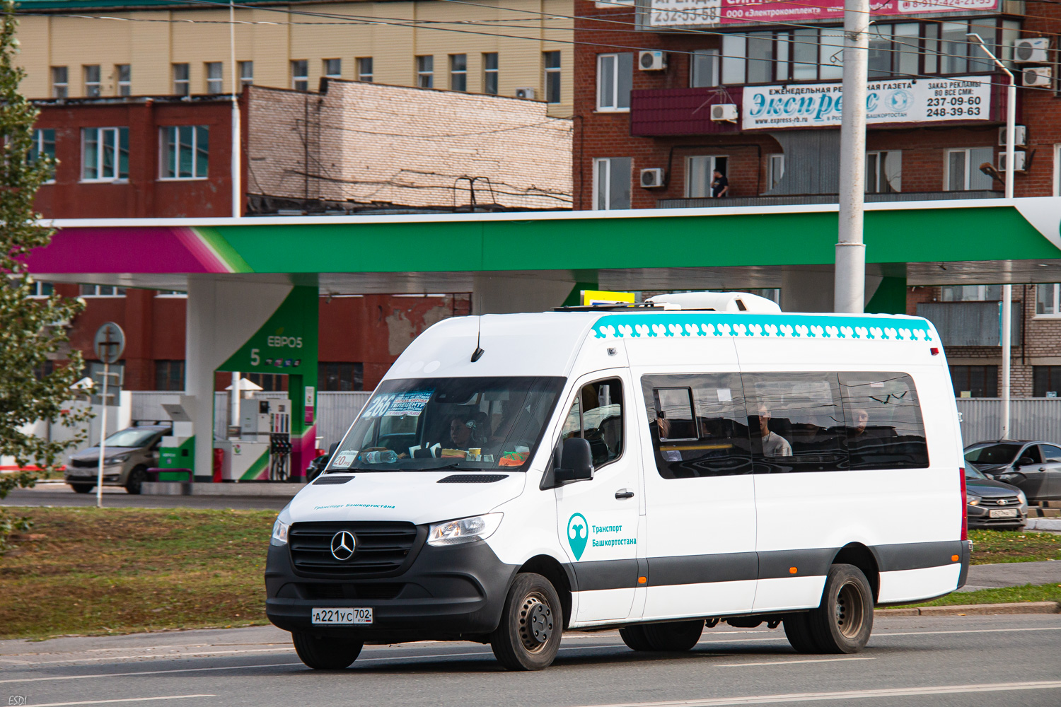 Башкортостан, Луидор-2236XA (MB Sprinter) № А 221 УС 702