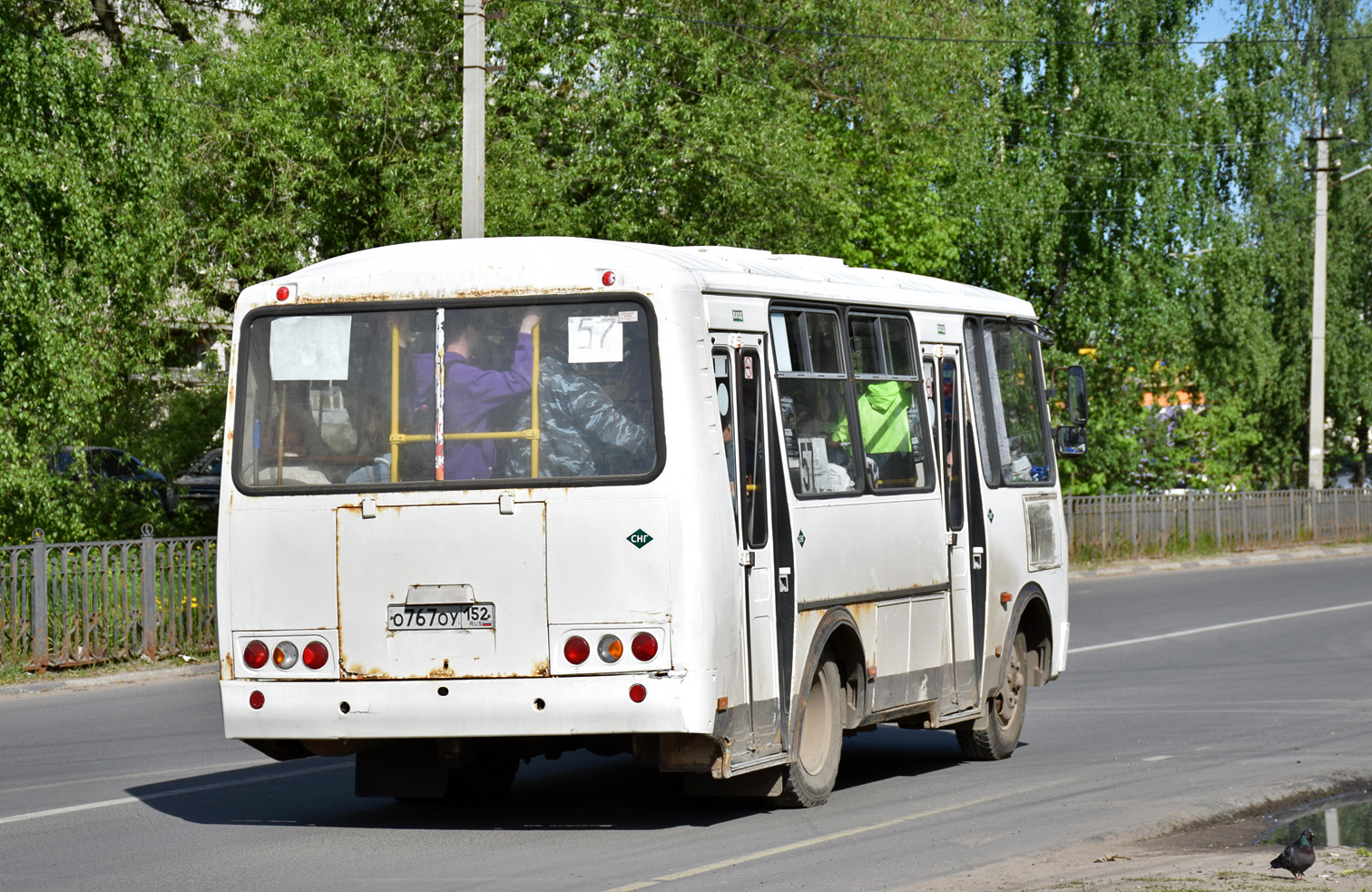 Нижегородская область, ПАЗ-32054 № О 767 ОУ 152