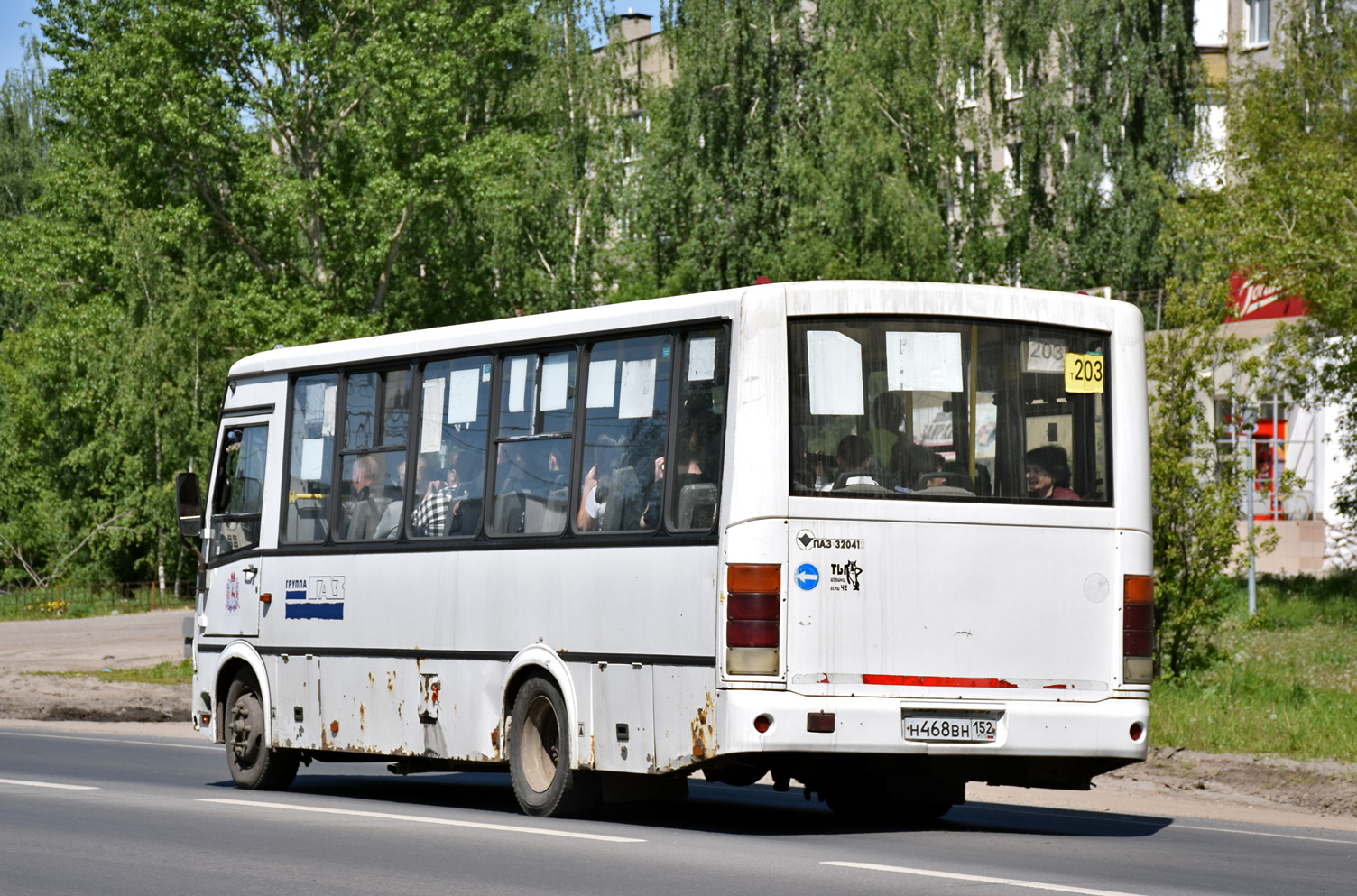 Нижегородская область, ПАЗ-320412-05 № Н 468 ВН 152