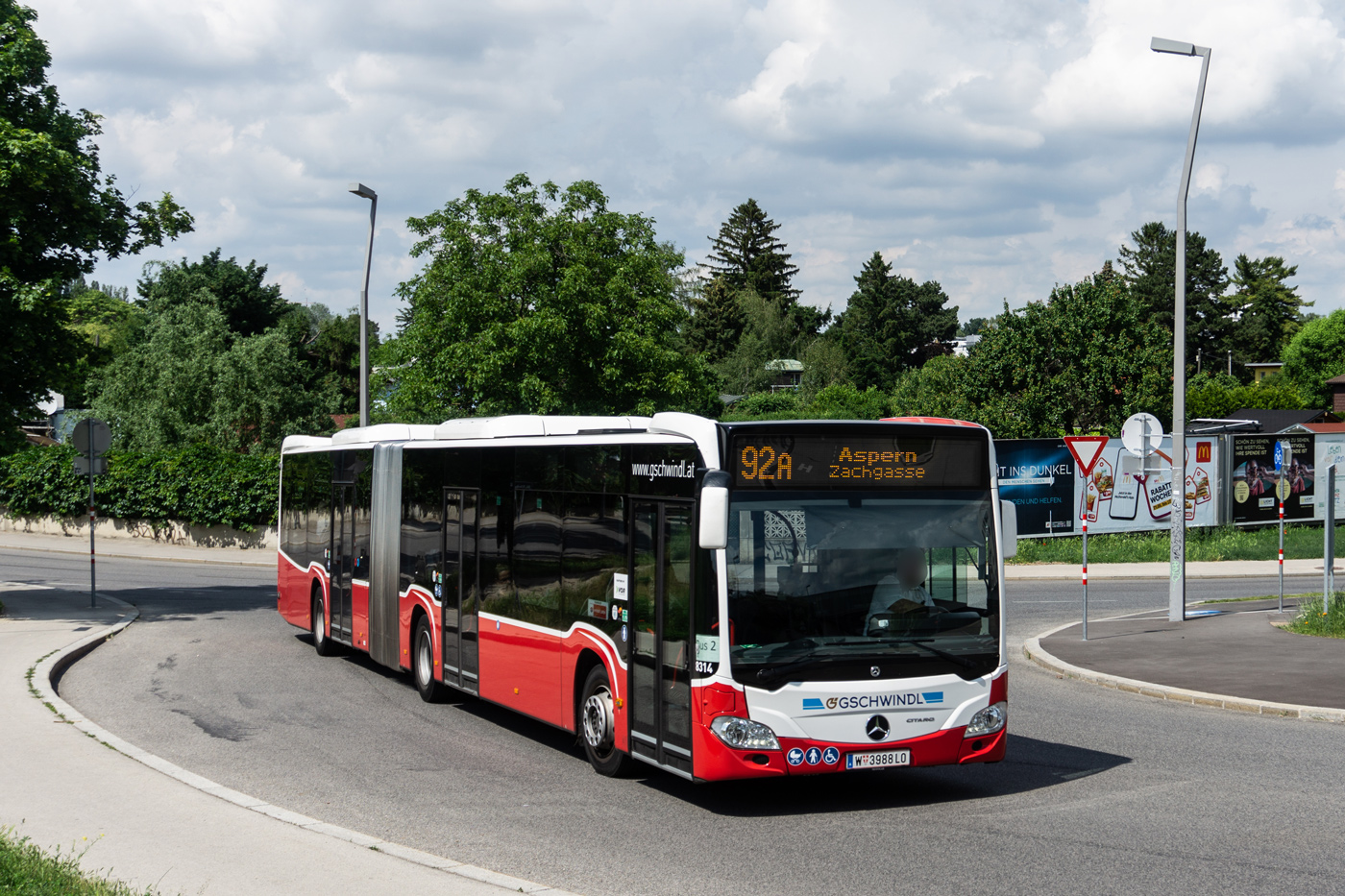 Австрия, Mercedes-Benz Citaro C2 G № 8314