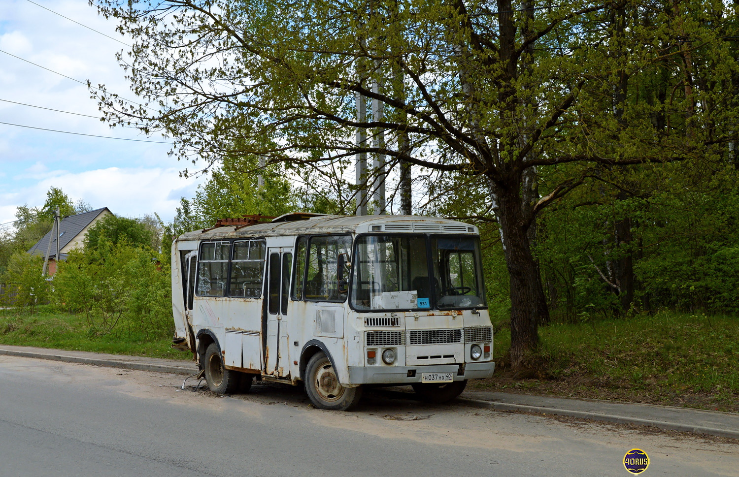 Калужская область, ПАЗ-32054 № 037
