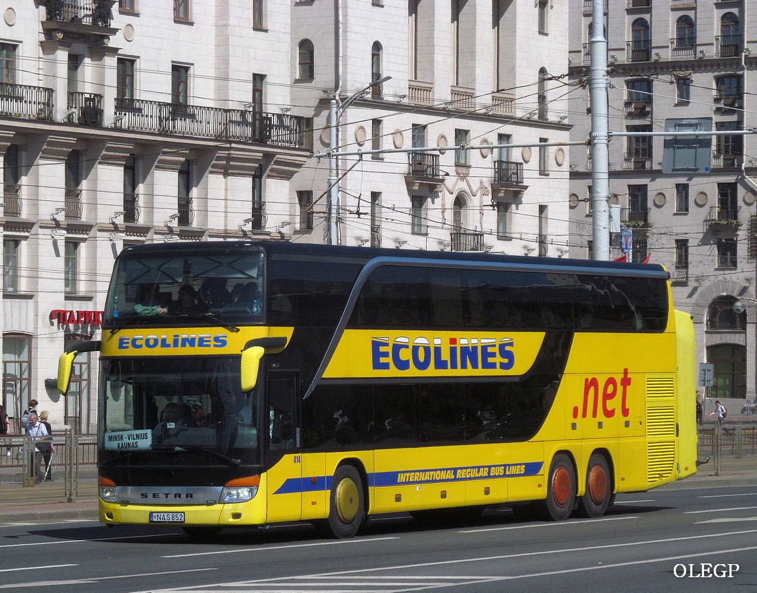 Литва, Setra S431DT № 414