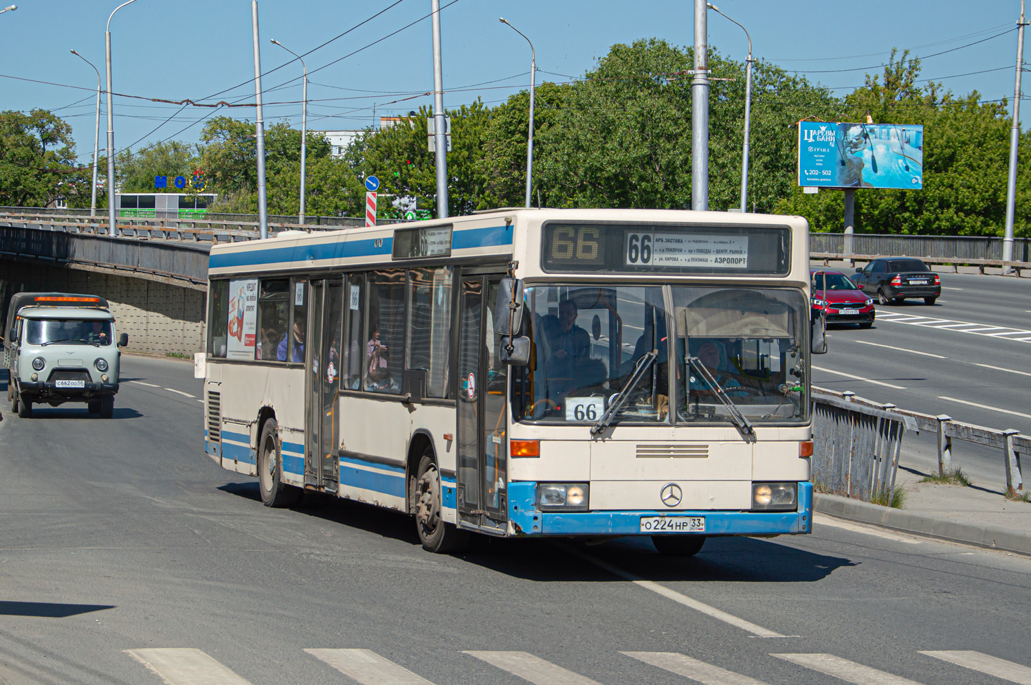 Пензенская область, Mercedes-Benz O405N2 № О 224 НР 33