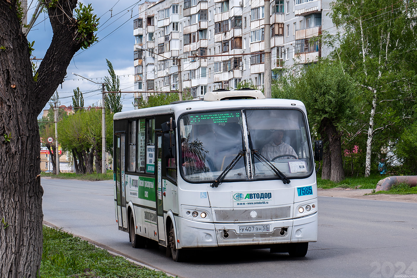 Омская область, ПАЗ-320414-04 "Вектор" (1-2) № 7585