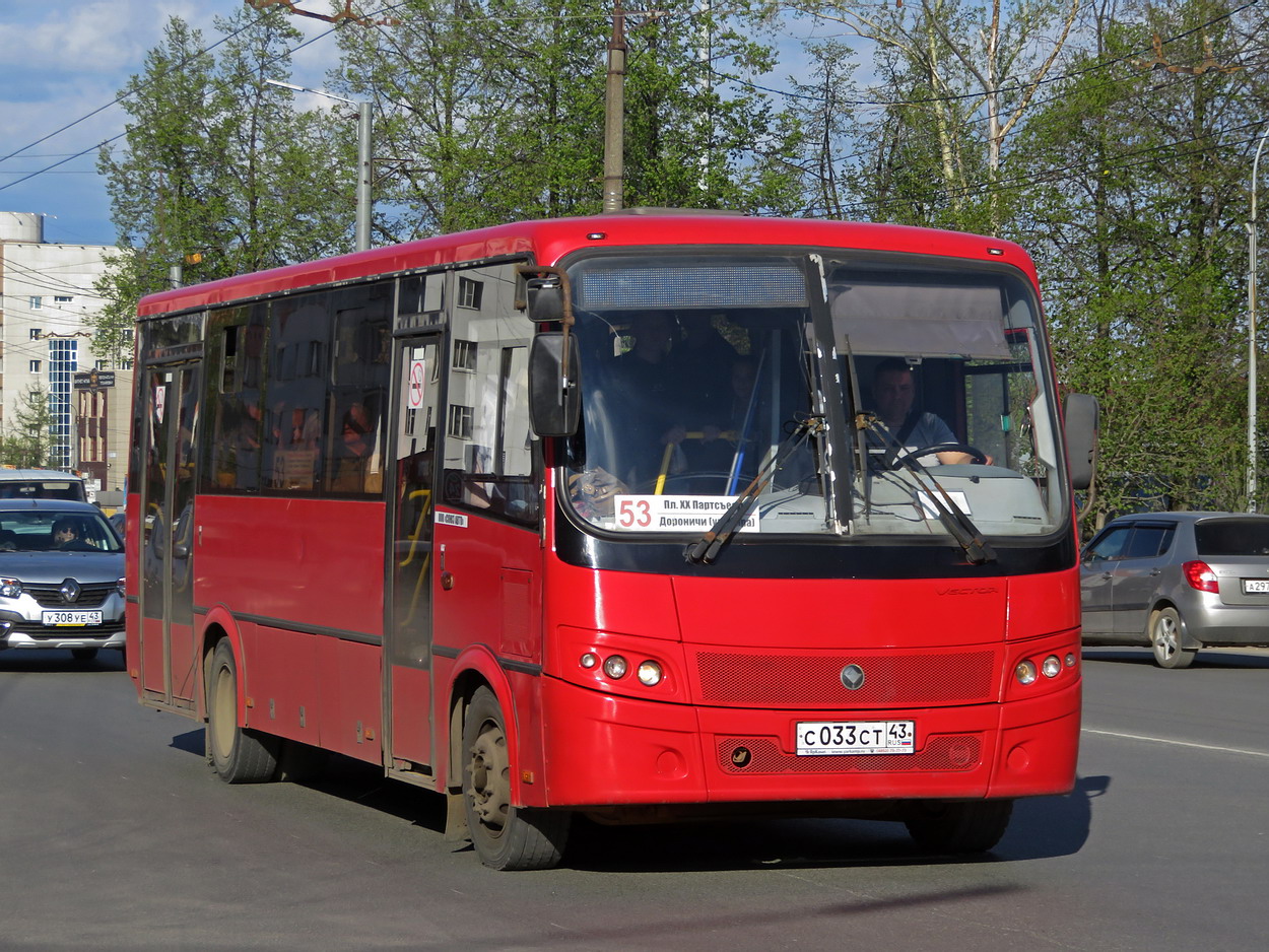 Кировская область, ПАЗ-320414-04 "Вектор" (1-2) № С 033 СТ 43