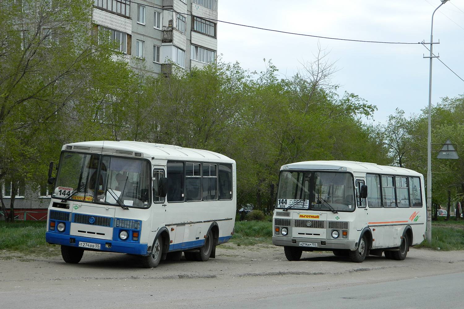 Омская область, ПАЗ-32054 № Т 274 ВВ 55; Омская область, ПАЗ-32054 № А 214 ХР 155