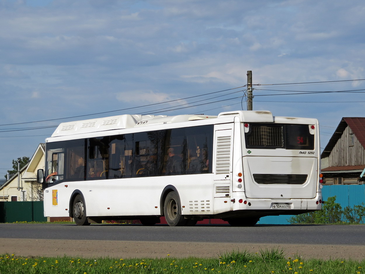 Кировская область, ЛиАЗ-5292.67 (CNG) № В 104 ХО 43