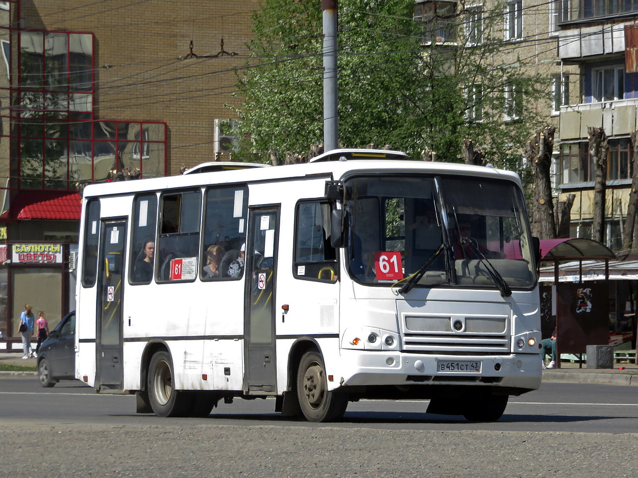 Кировская область, ПАЗ-320402-05 № В 451 СТ 43