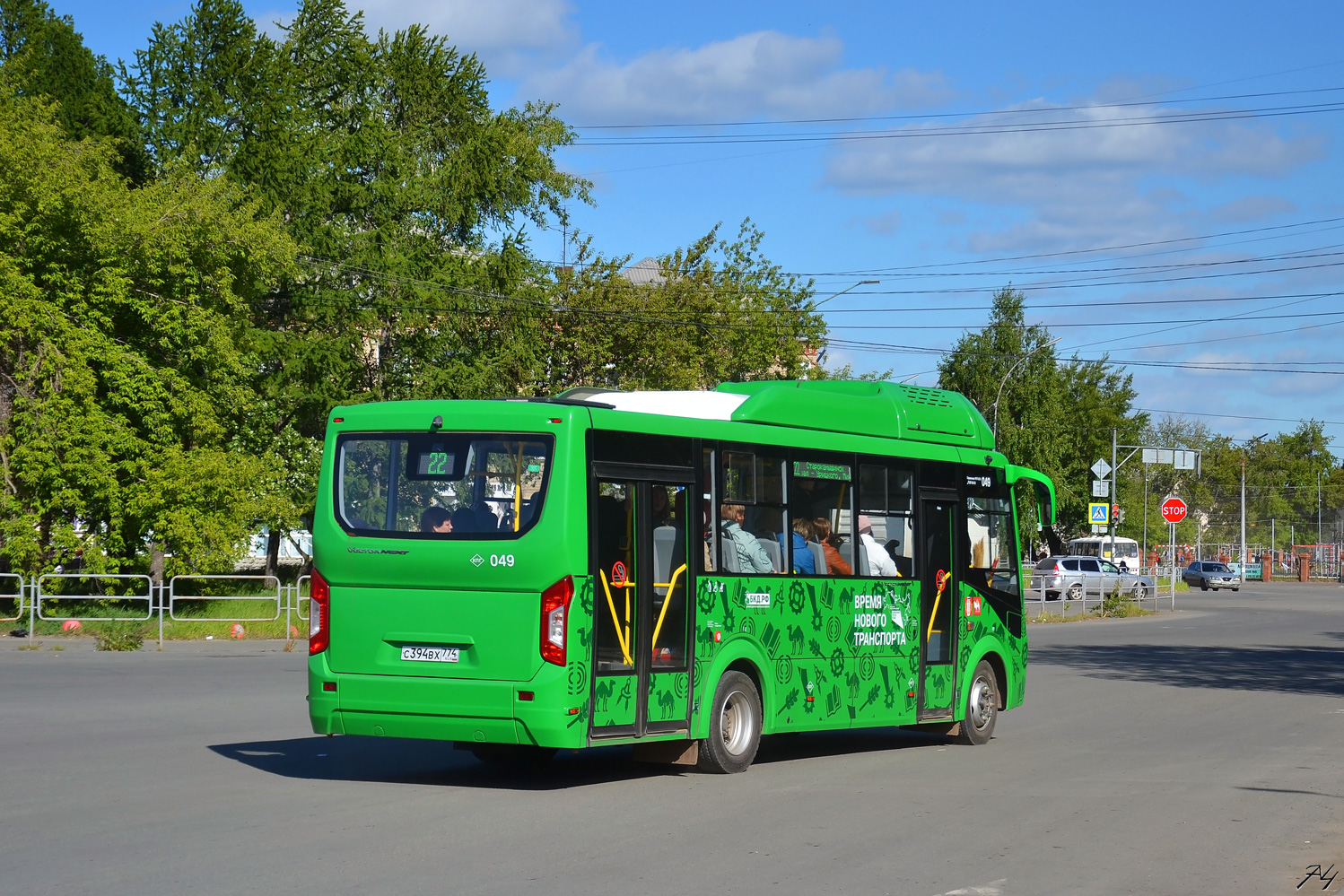 Челябинская область, ПАЗ-320415-14 "Vector Next" № 049