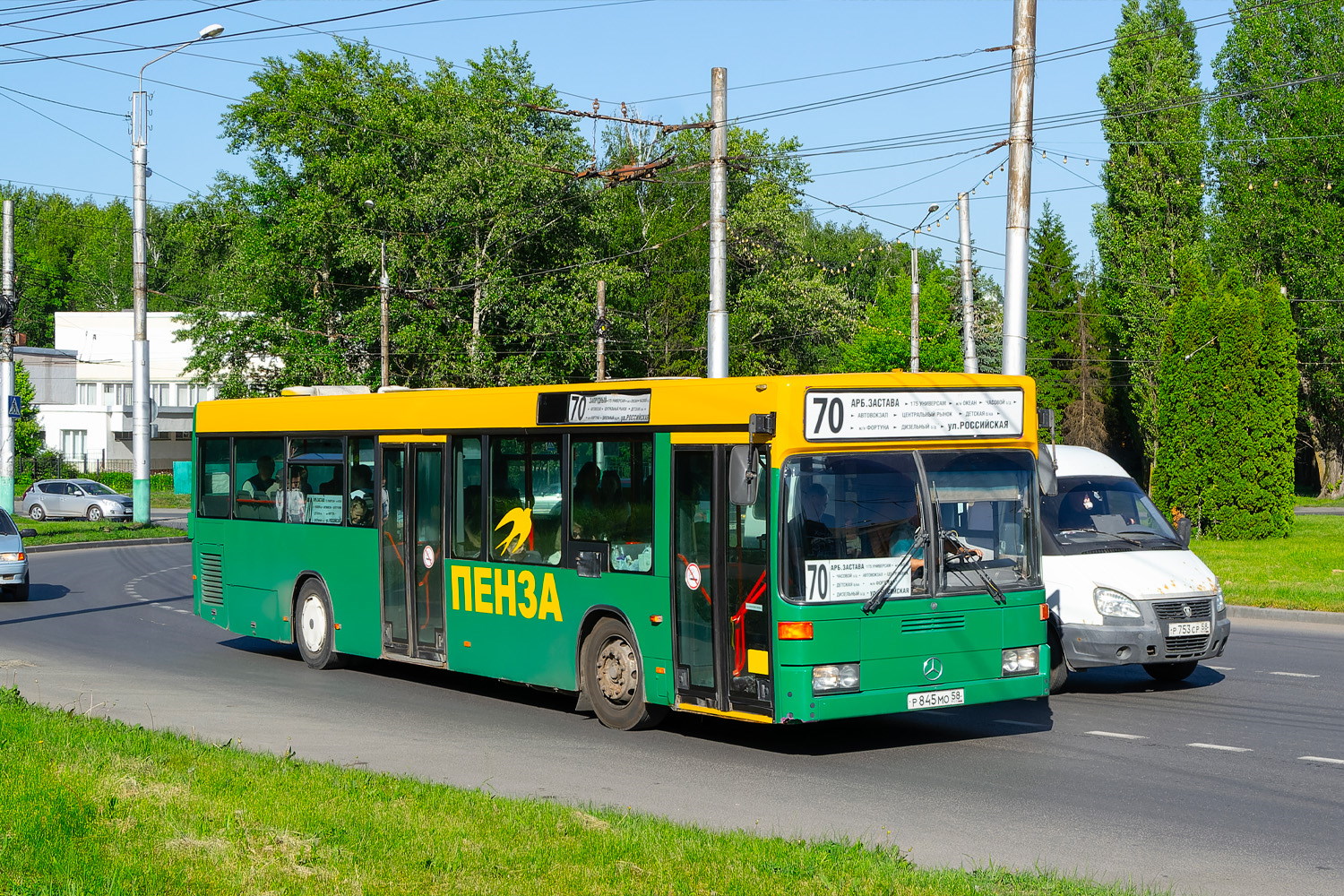 Obwód penzeński, Mercedes-Benz O405N2 Nr Р 845 МО 58