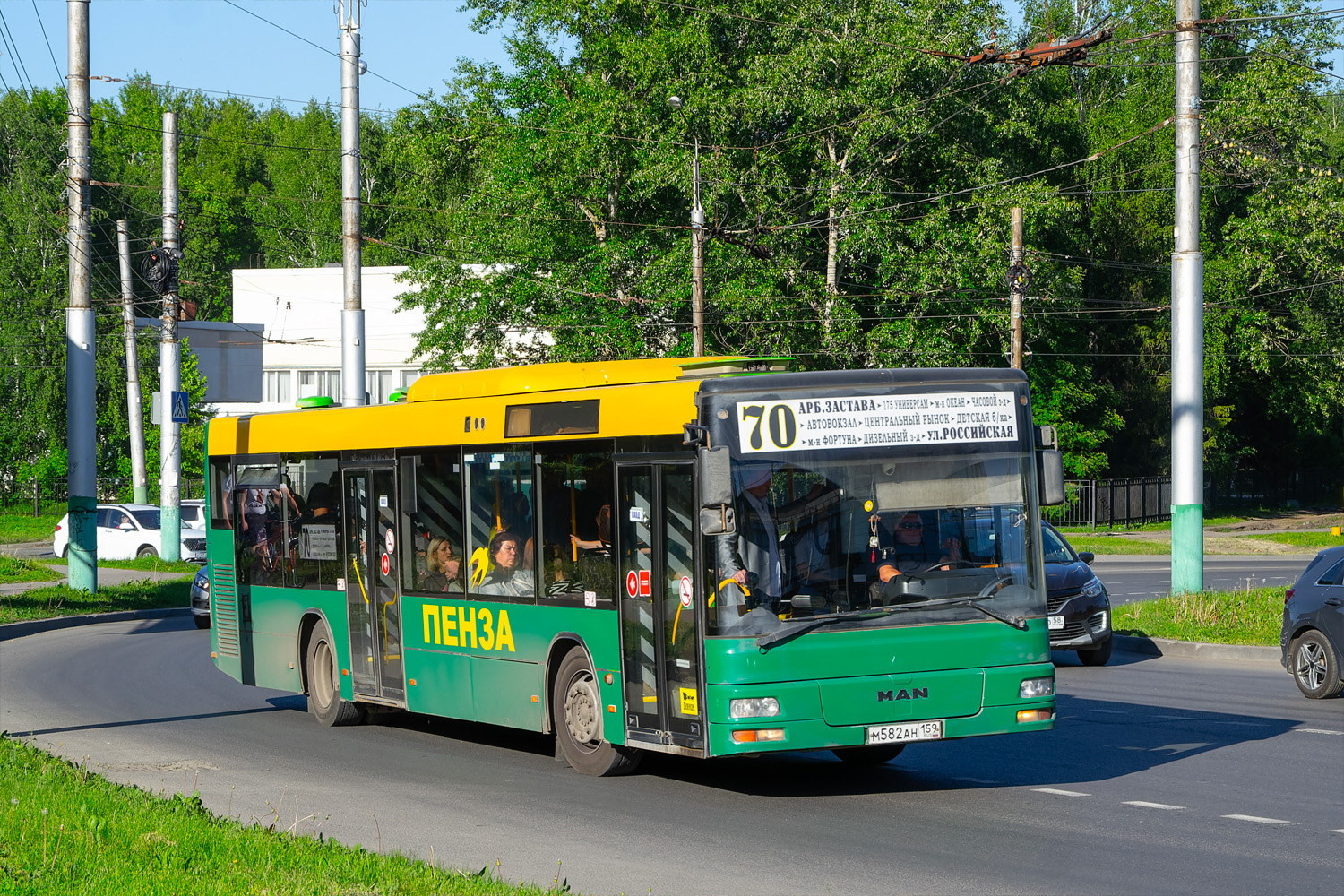 Пензенская область, MAN A21 NL**3 (ZNS) № М 582 АН 159