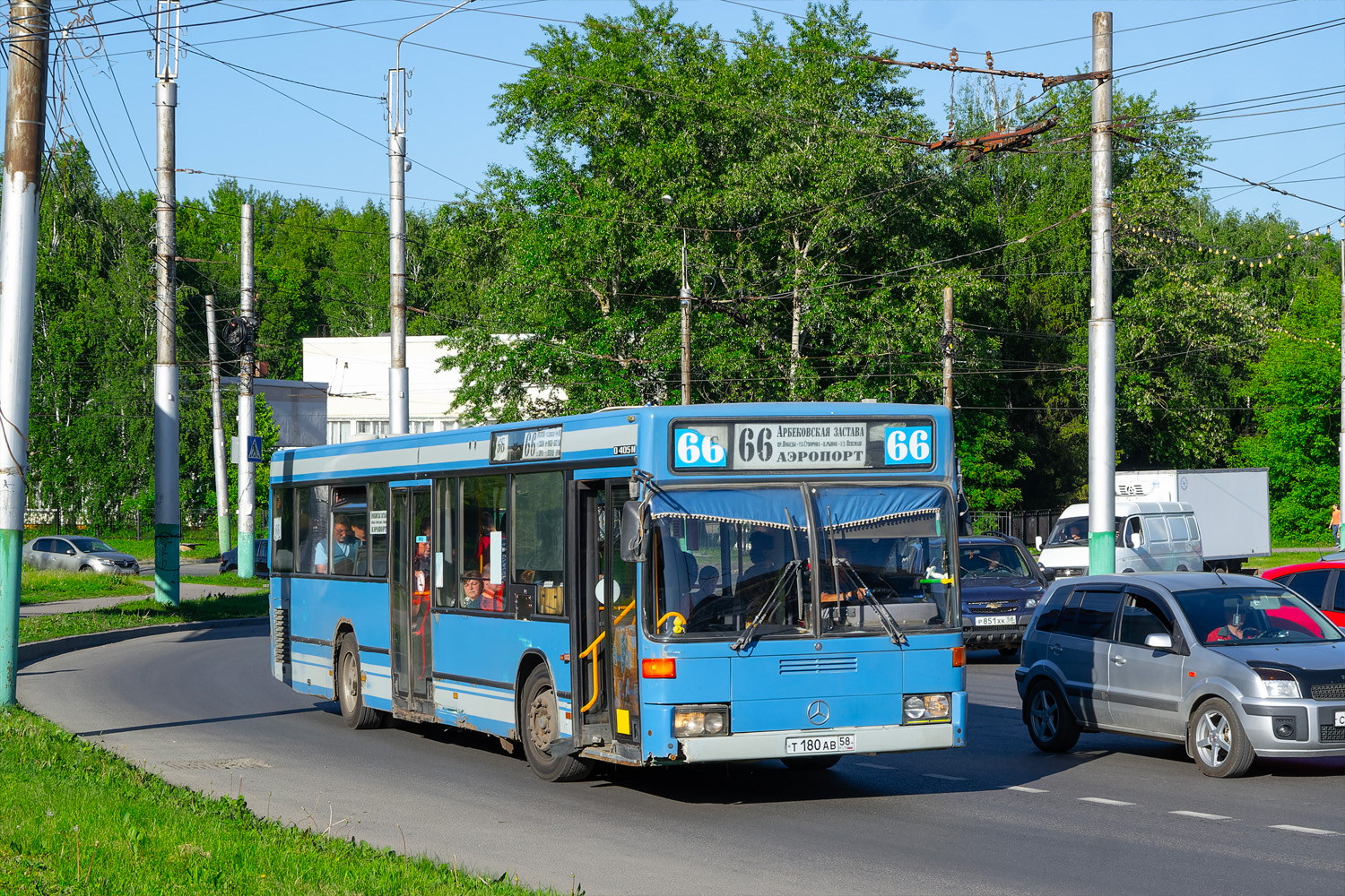 Пензенская область, Mercedes-Benz O405N2 № Т 180 АВ 58