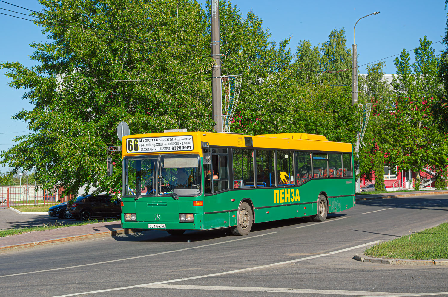 Пензенская область, Mercedes-Benz O405N2 № С 317 МК 58