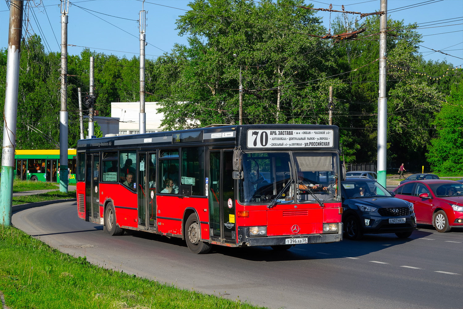 Пензенская область, Mercedes-Benz O405N2 № Т 396 АВ 58