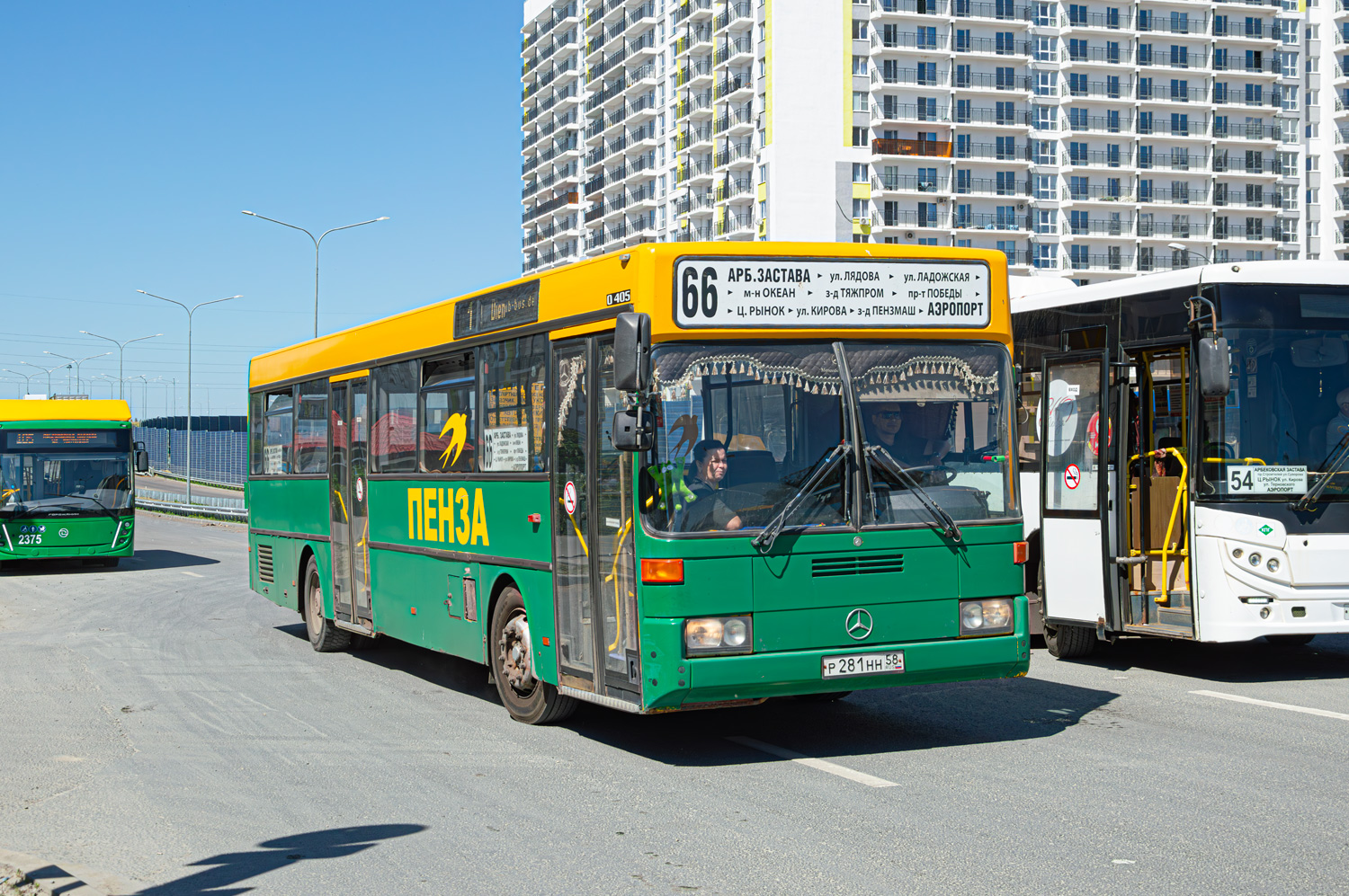 Пензенская область, Mercedes-Benz O405 № Р 281 НН 58