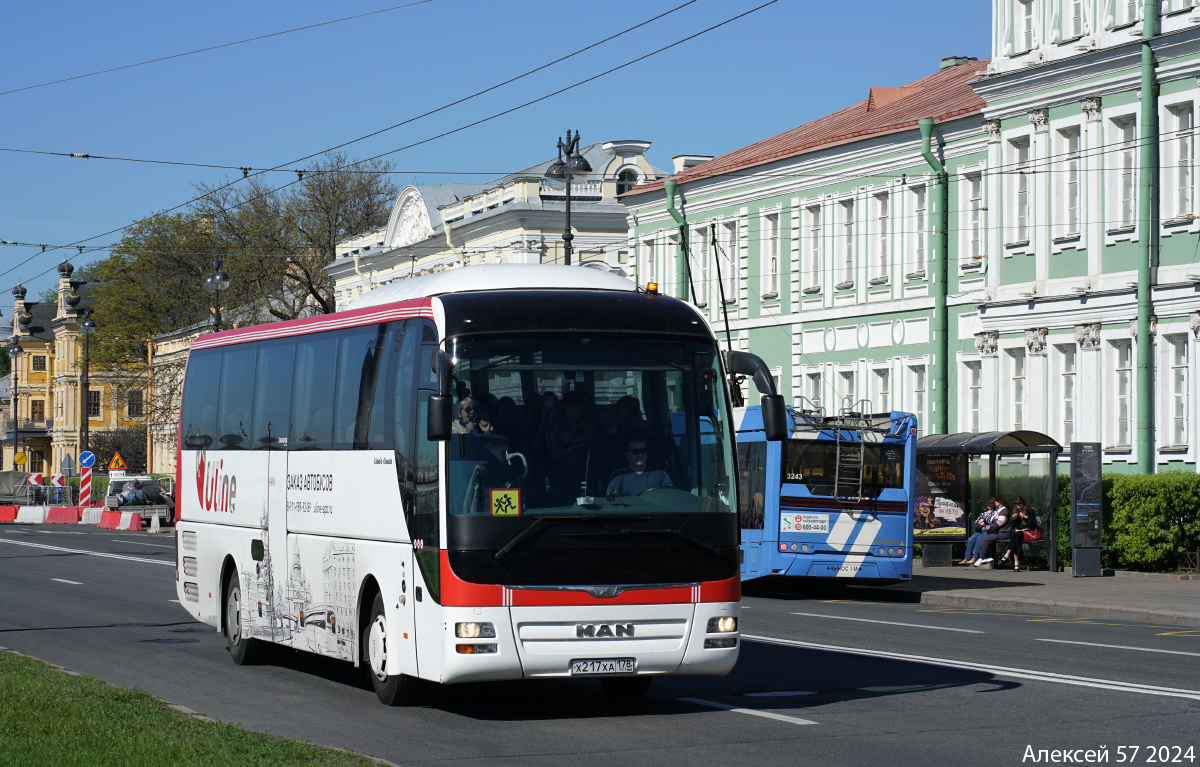 Санкт-Петербург, MAN R07 Lion's Coach RHC444 № Х 217 ХА 178