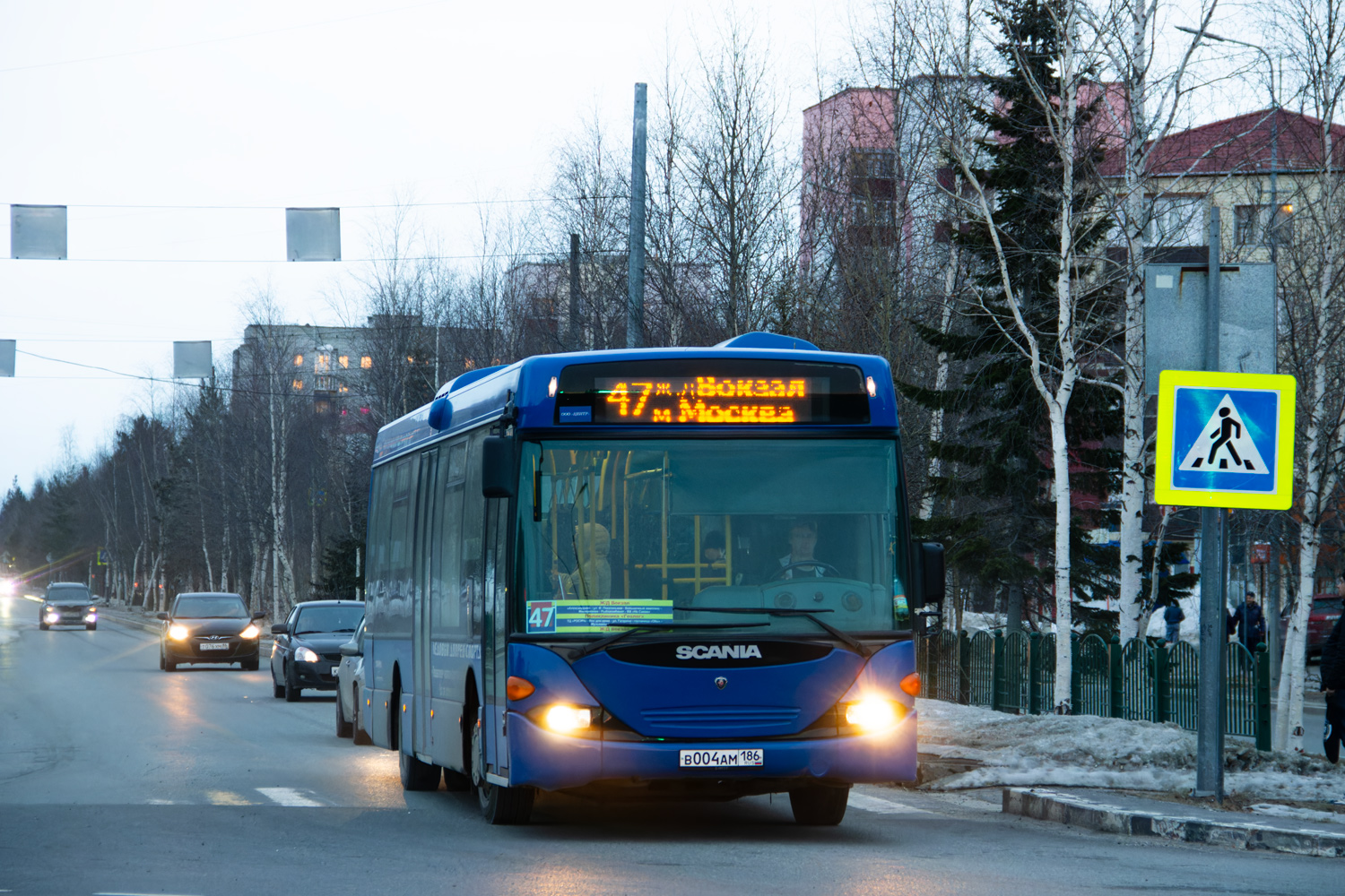 Ханты-Мансийский АО, Scania OmniLink I (Скания-Питер) № В 004 АМ 186