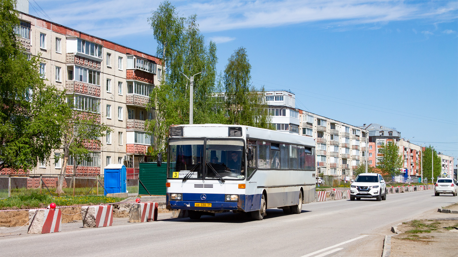 Пермский край, Mercedes-Benz O407 № АЕ 330 59