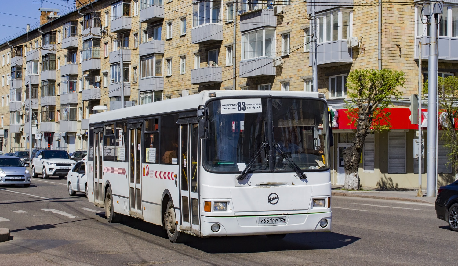 Красноярский край, ЛиАЗ-5256.53 № У 651 РР 124