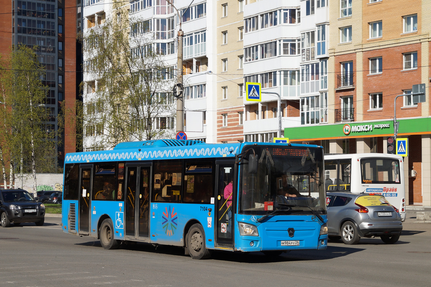 Архангельская область, ЛиАЗ-4292.60 (1-2-1) № 7104