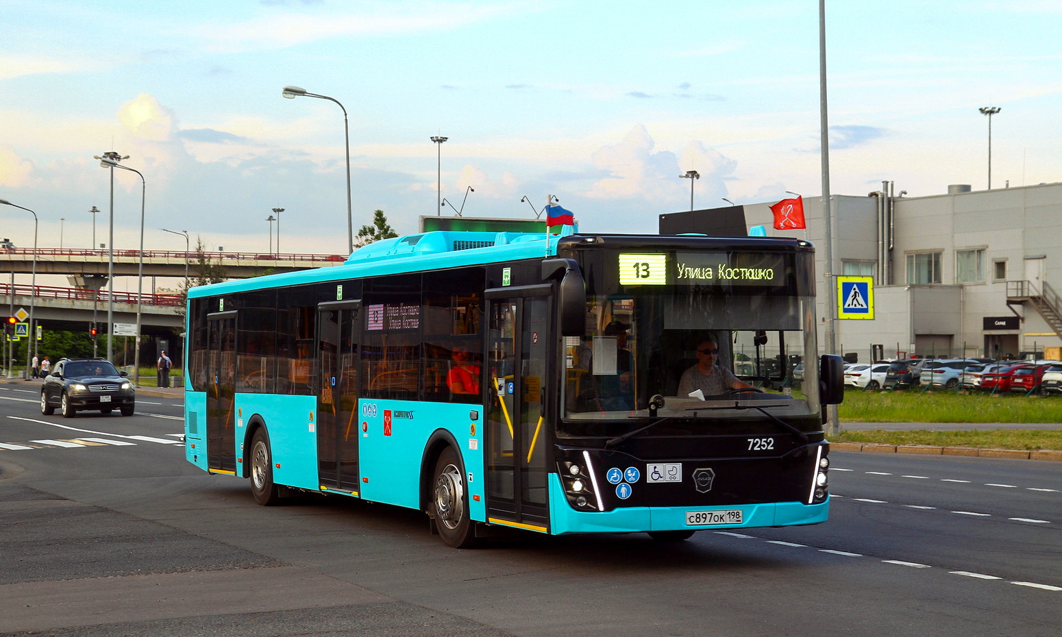 Sankt Petersburg, LiAZ-5292.65 Nr 7252