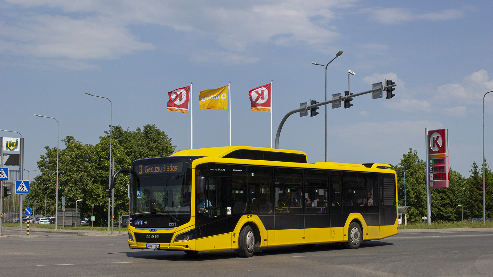 Литва, MAN 12C Lion's City 12 G NL280 EfficientHybrid № 1221