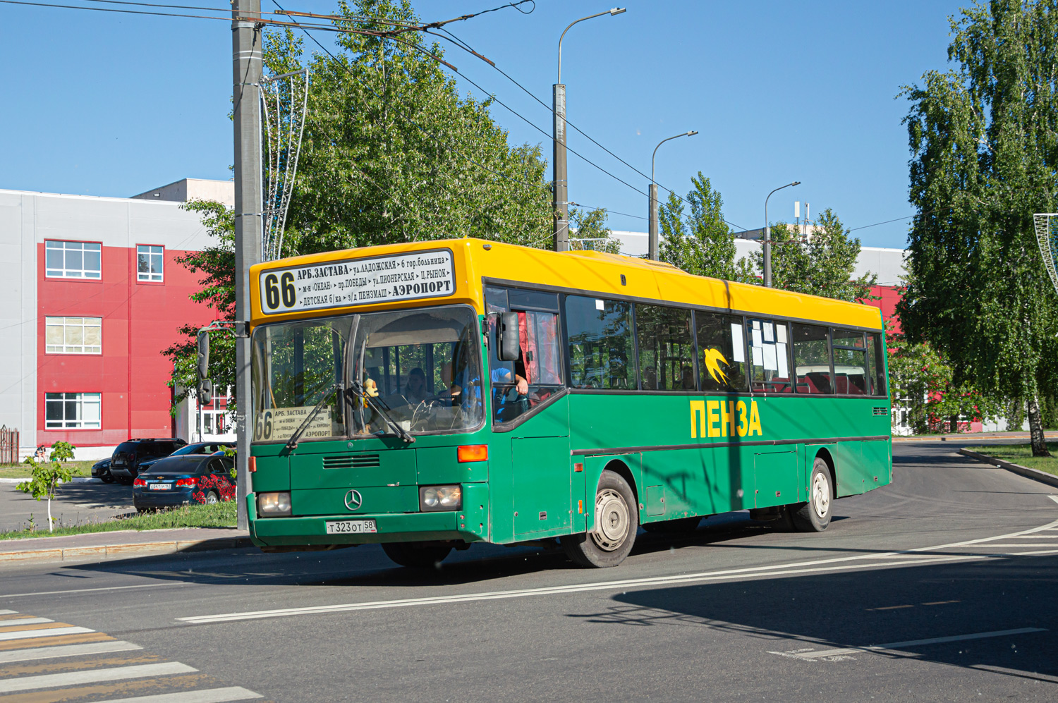 Пензенская область, Mercedes-Benz O405 № Т 323 ОТ 58