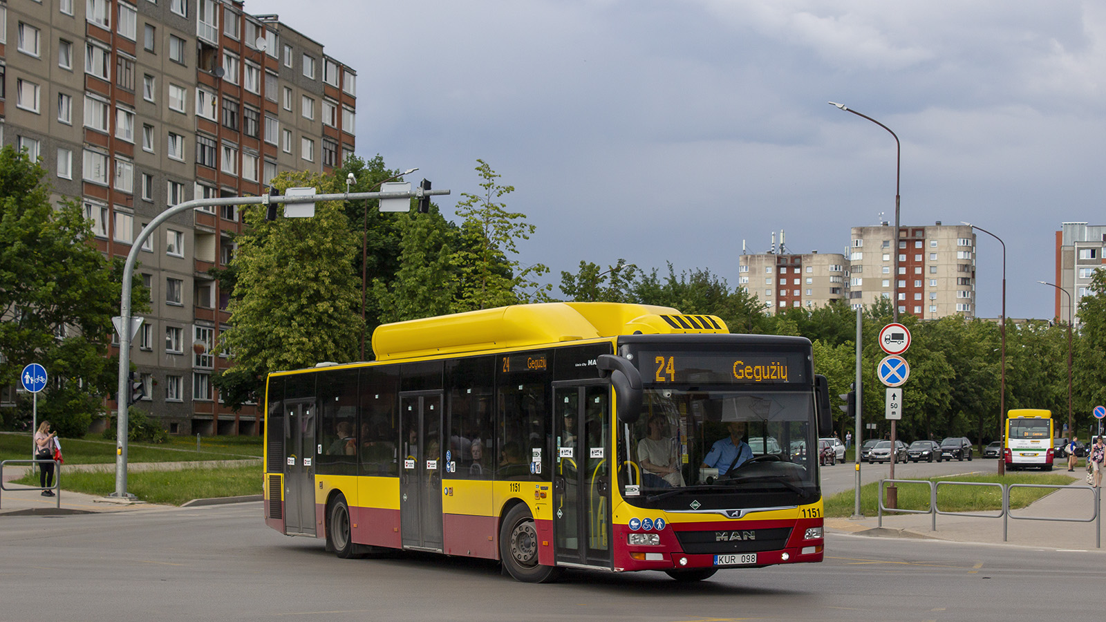 Литва, MAN A21 Lion's City NL273 CNG № 1151