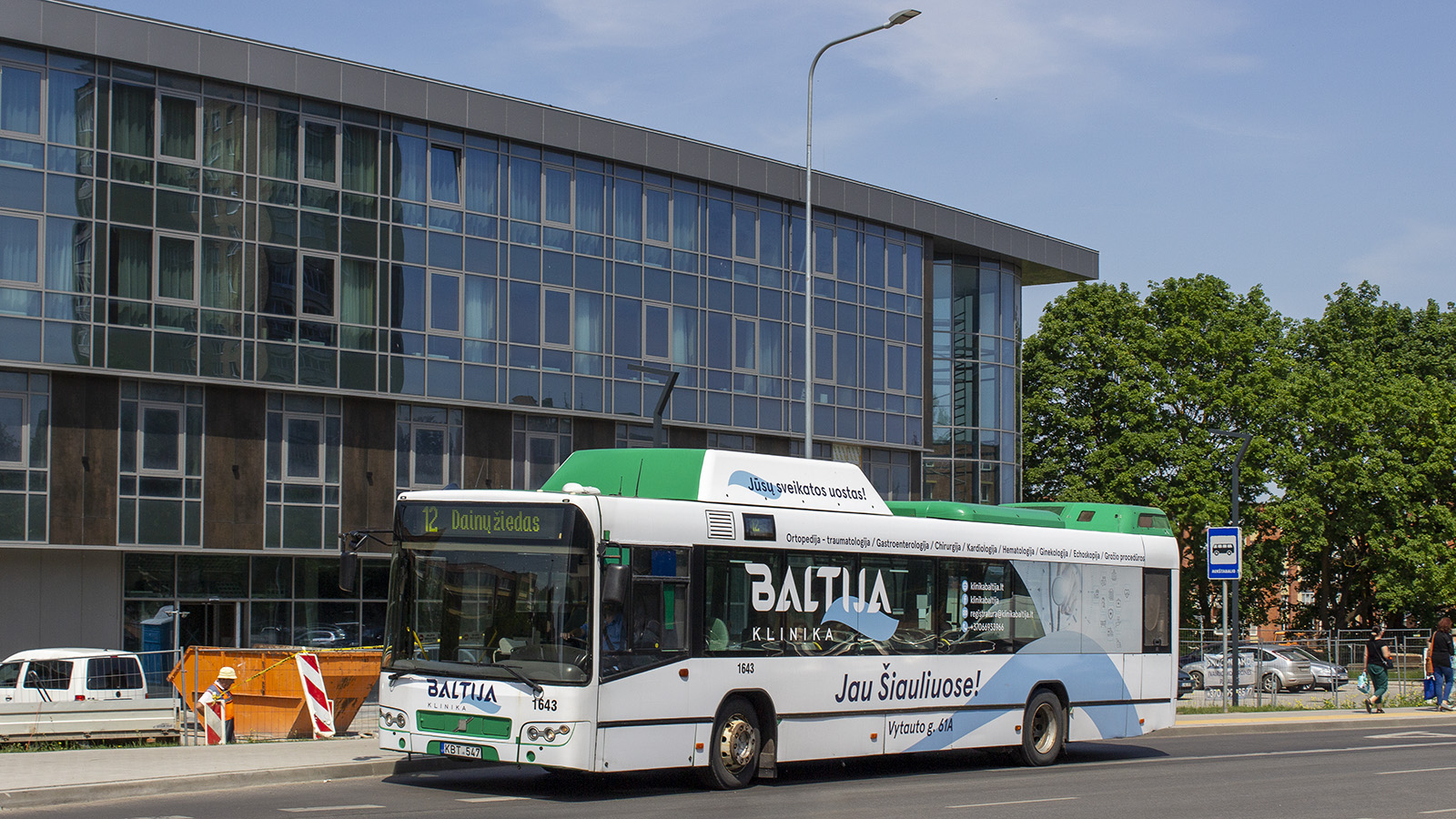 Литва, Volvo 7700 CNG № 1643