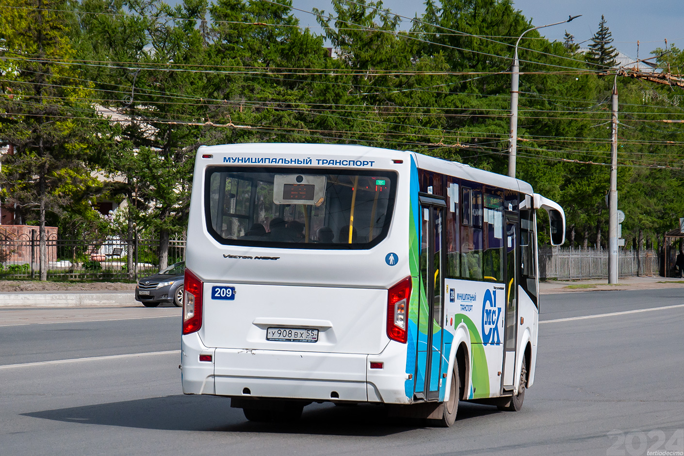 Омская область, ПАЗ-320435-04 "Vector Next" № 209