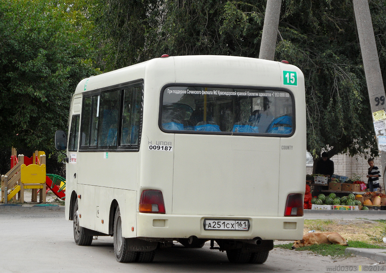 Ростовская область, Hyundai County SWB C08 (РЗГА) № 009187