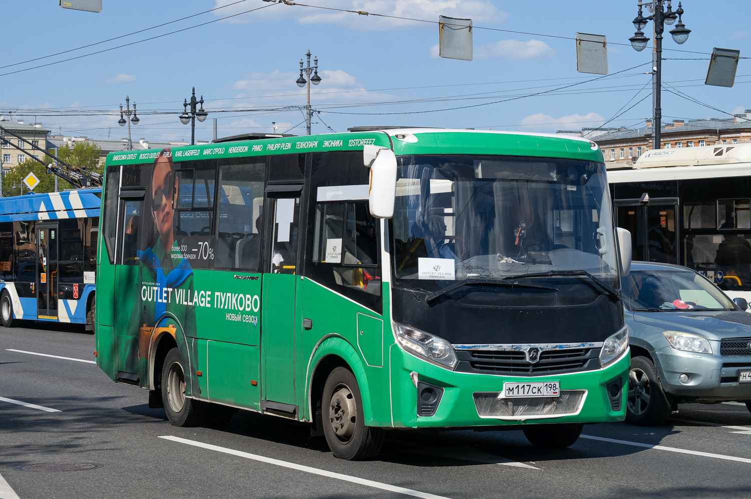 Санкт-Петербург, ПАЗ-320406-04 "Vector Next" № М 117 СК 198