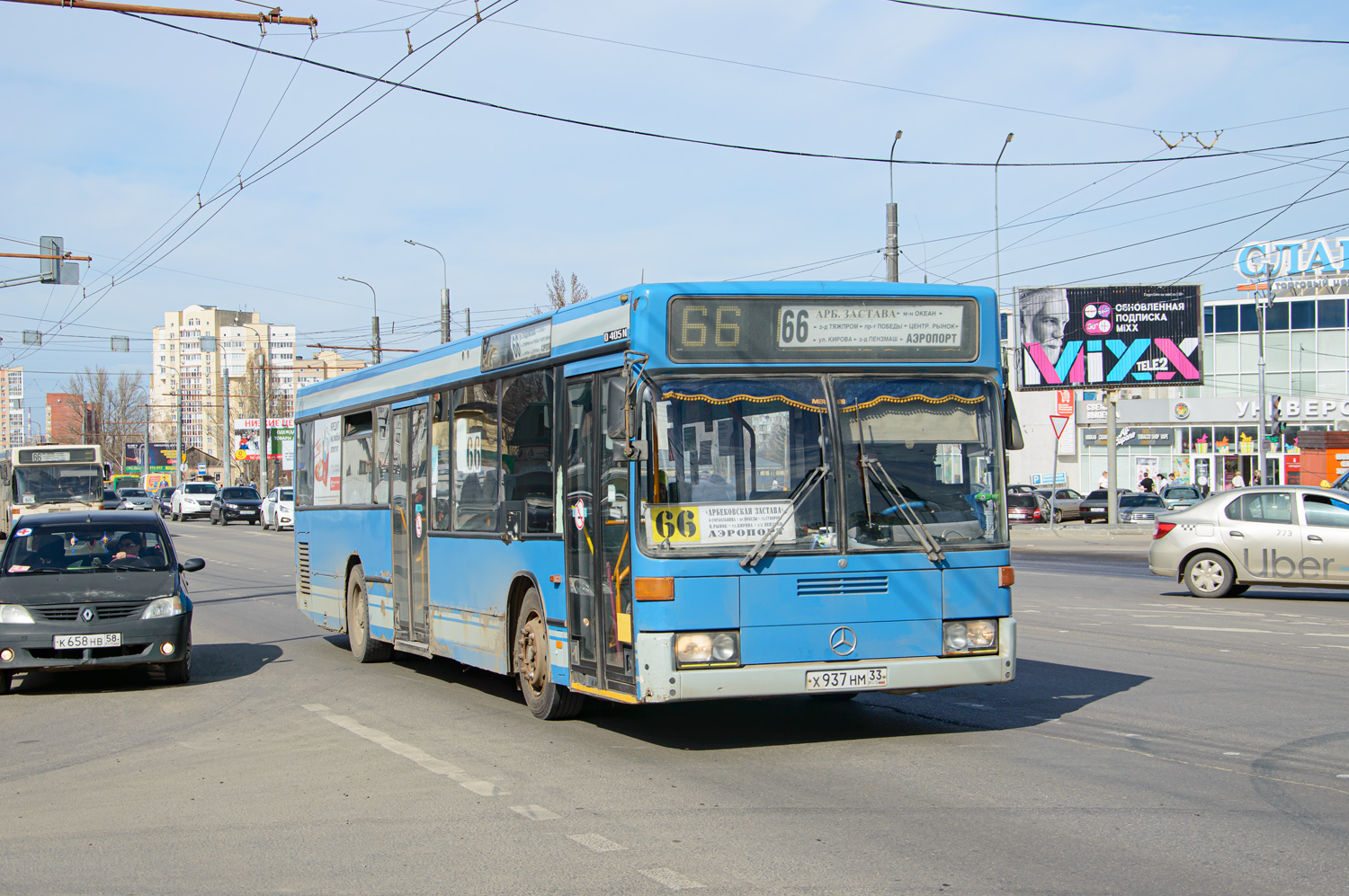 Пензенская область, Mercedes-Benz O405N2 № Х 937 НМ 33