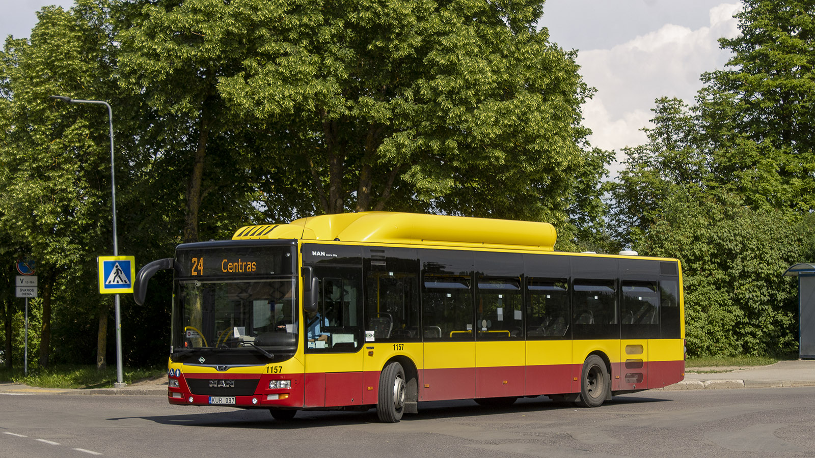 Литва, MAN A21 Lion's City NL273 CNG № 1157