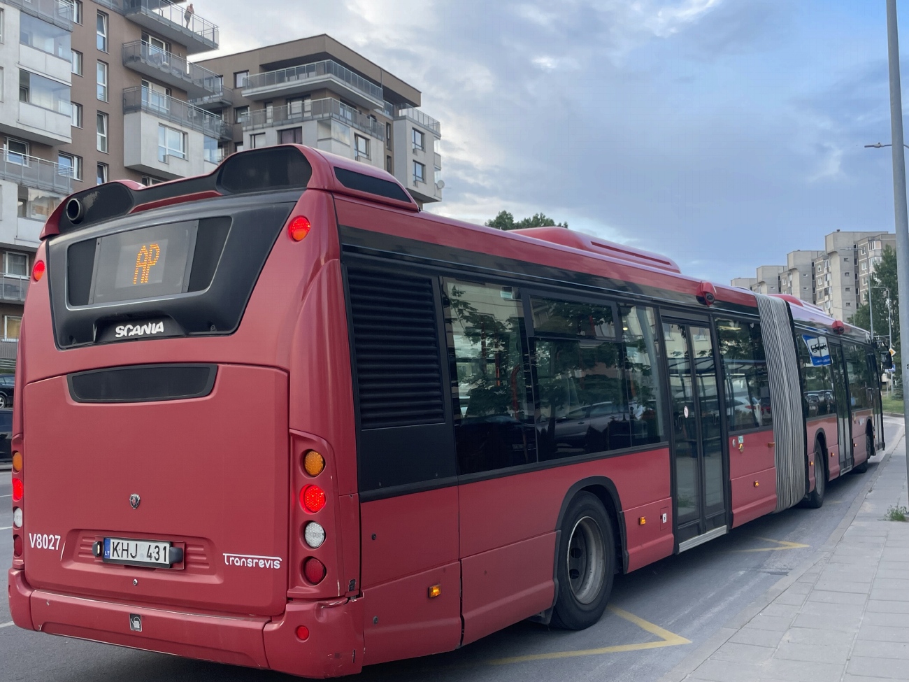 Литва, Scania Citywide LFA № V8027