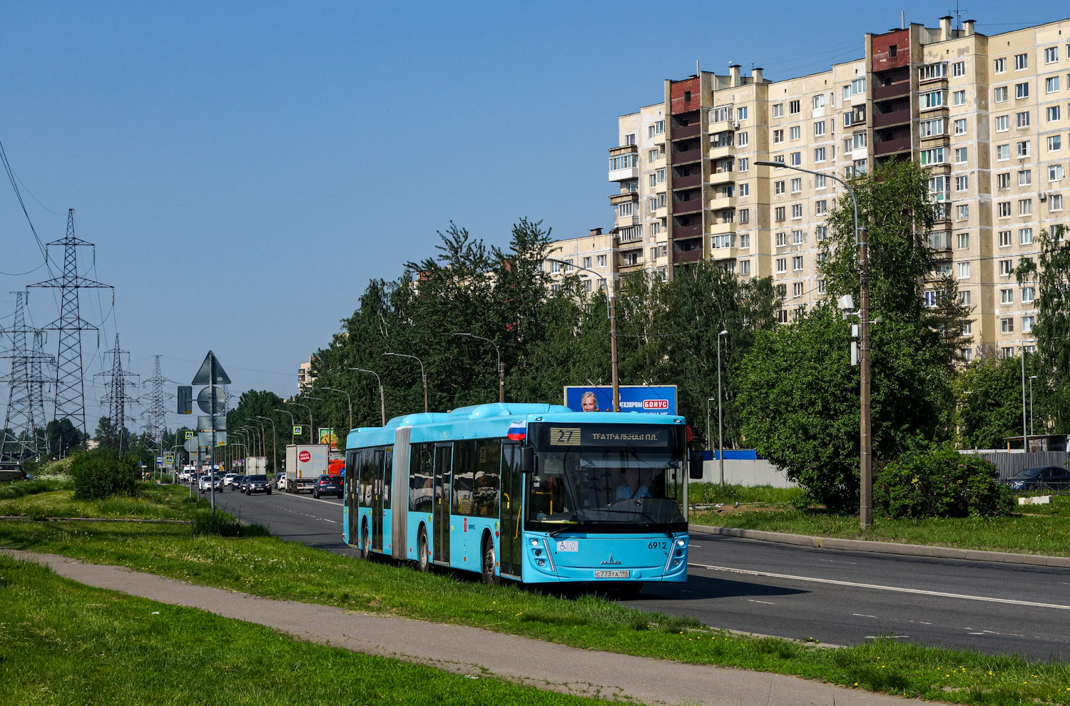 Санкт-Петербург, МАЗ-216.047 № 6912