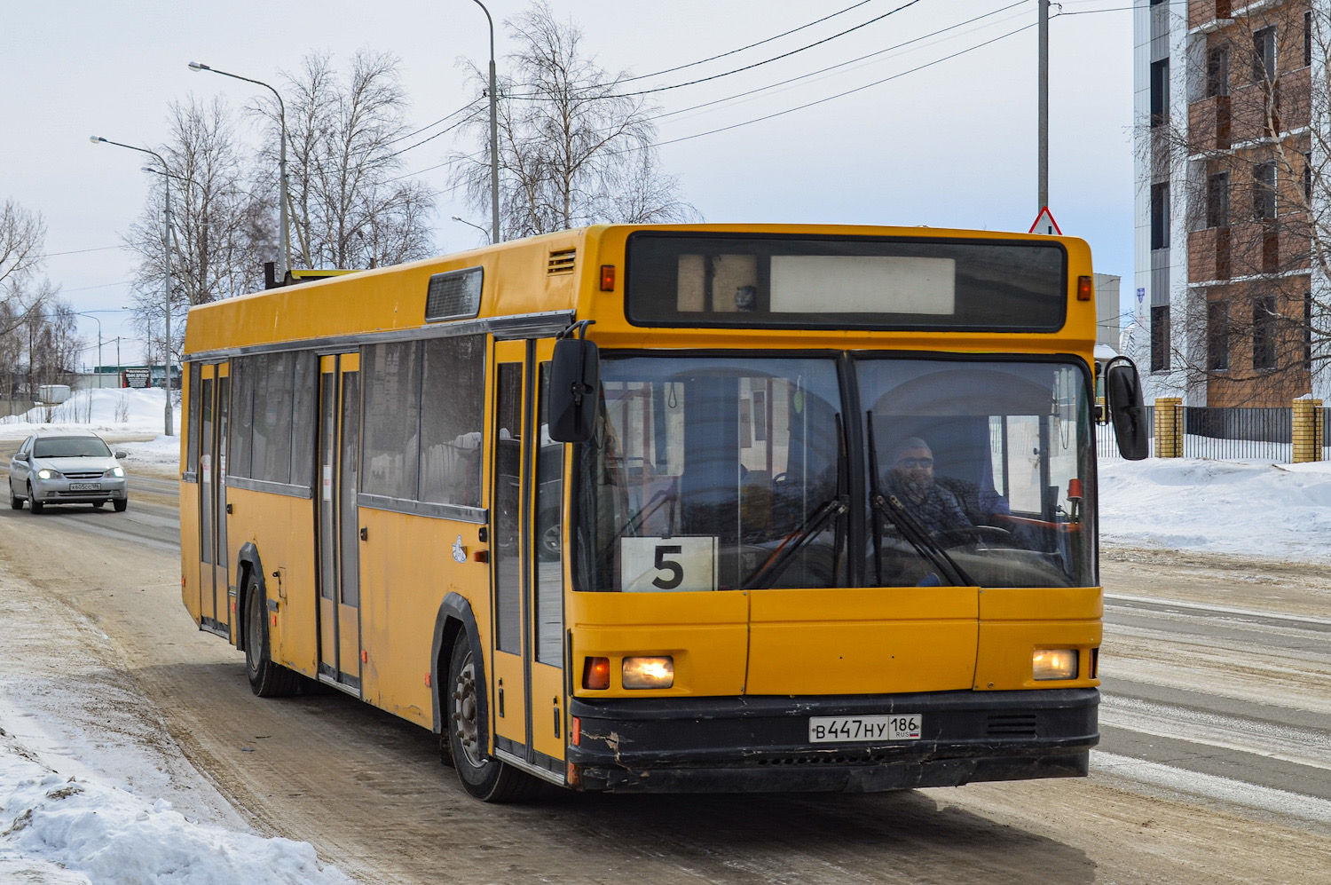 Ханты-Мансийский АО, МАЗ-103.075 № В 447 НУ 186