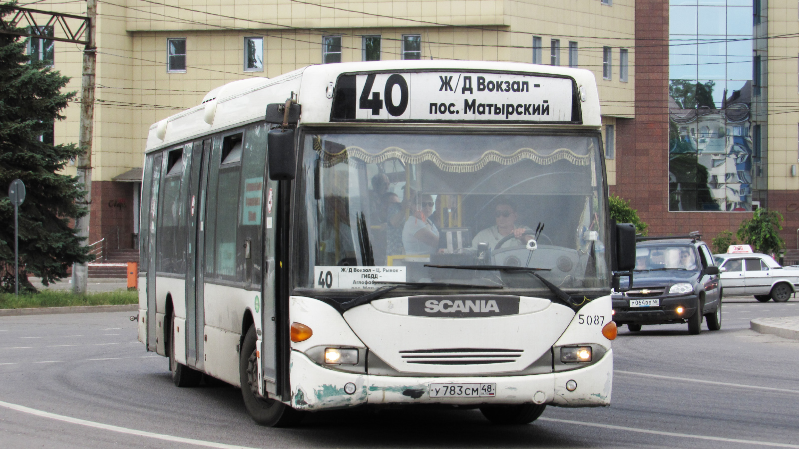 Lipetsk region, Scania OmniLink I (Scania-St.Petersburg) # У 783 СМ 48