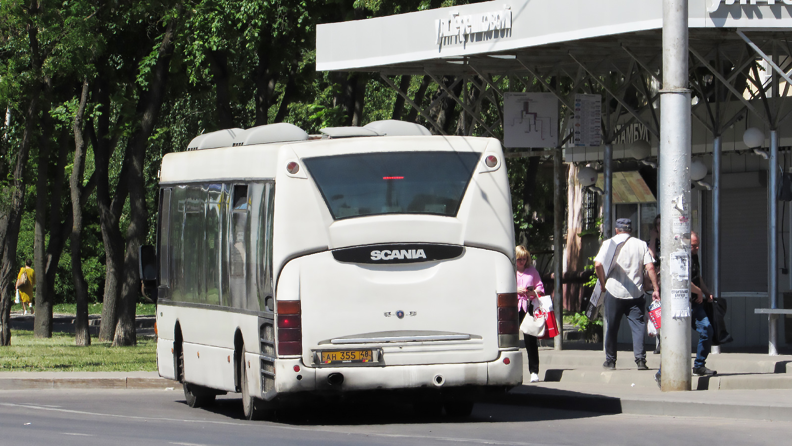 Липецкая область, Scania OmniLink I (Скания-Питер) № АН 355 48