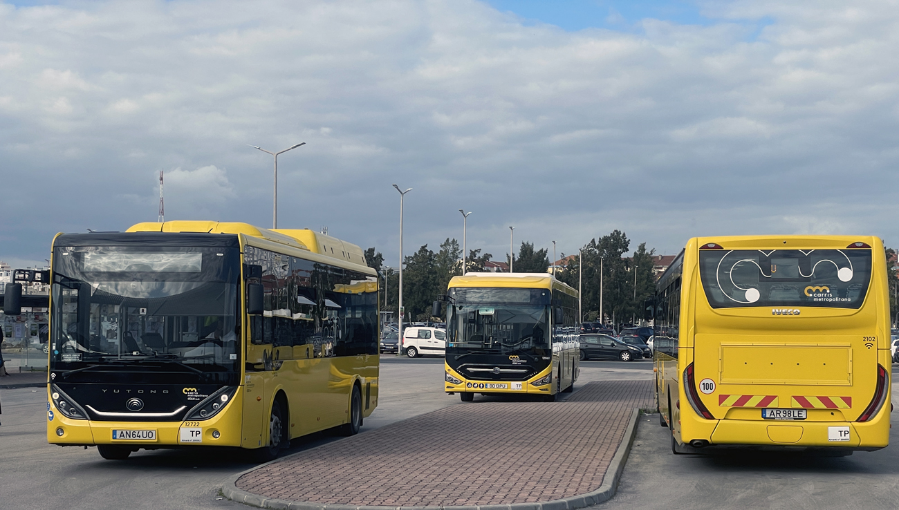 Португалия, Yutong E9 (ZK6890BEVG) № 12722; Португалия, IVECO Crossway LE LINE 12M № 2102