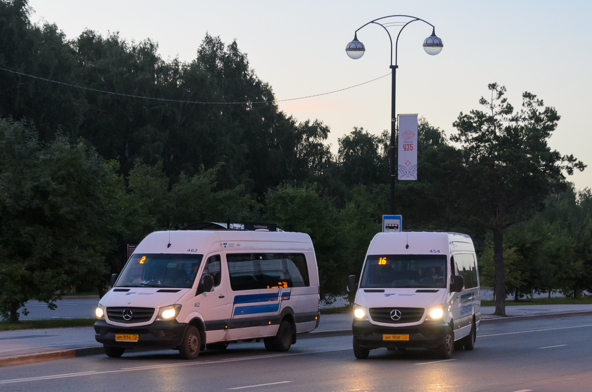 Тюменская область, Луидор-22360C (MB Sprinter) № 462; Тюменская область, Луидор-22360C (MB Sprinter) № 454